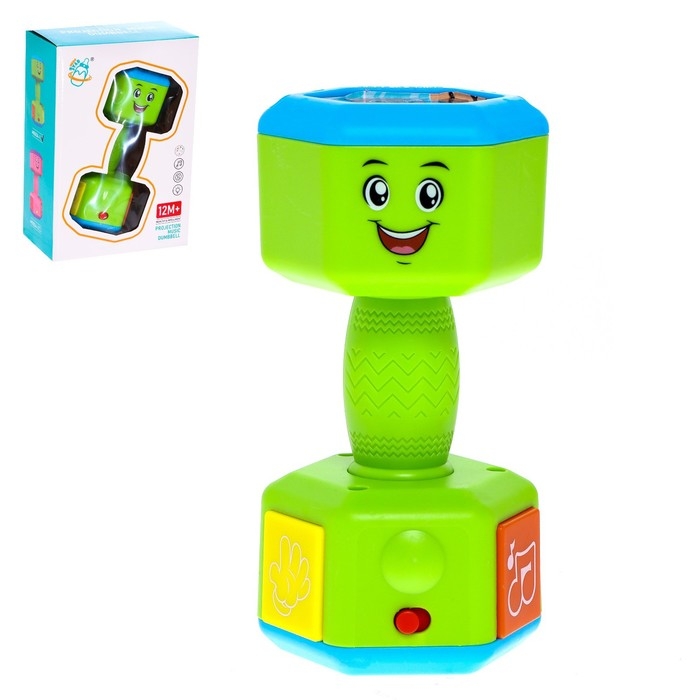 Музыкальный ночник-проектор «Гантель», свет, звук Музыкальный ночник-проектор «Гантель», свет, звук