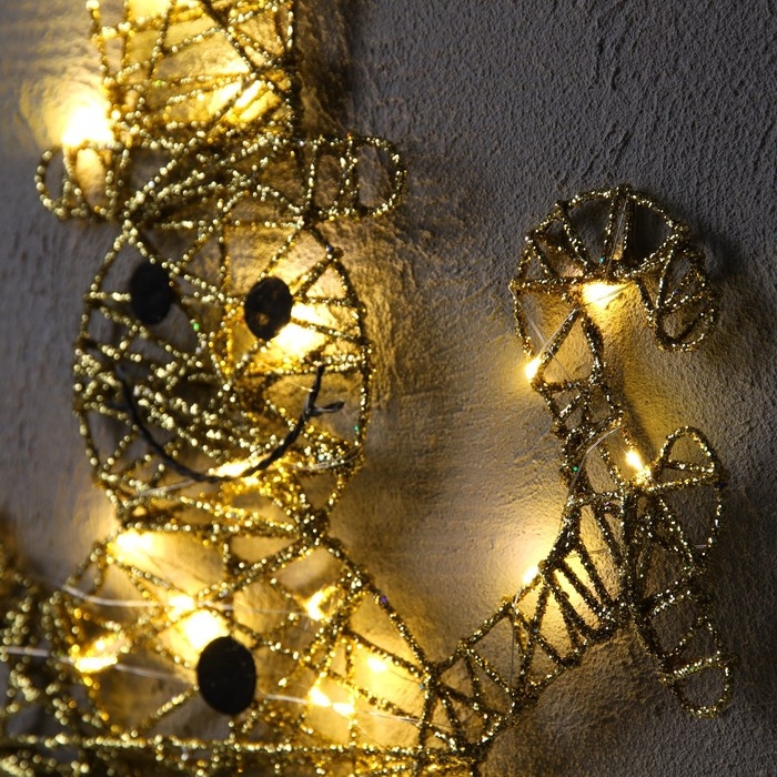 Светодиодная фигура «Снеговик» 34 × 41 см, металл, батарейки ААх2 (не в комплекте), свечение тёплое белое Светодиодная фигура «Снеговик» 34 × 41 см, металл, батарейки ААх2 (не в комплекте), свечение тёплое белое