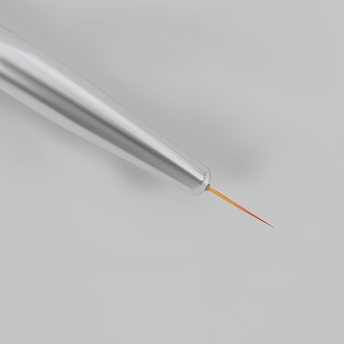 Кисть для наращивания и дизайна ногтей, двусторонняя, лепесток/точечная, 18,5 см, цвет чёрный Кисть для наращивания и дизайна ногтей, двусторонняя, лепесток/точечная, 18,5 см, цвет чёрный