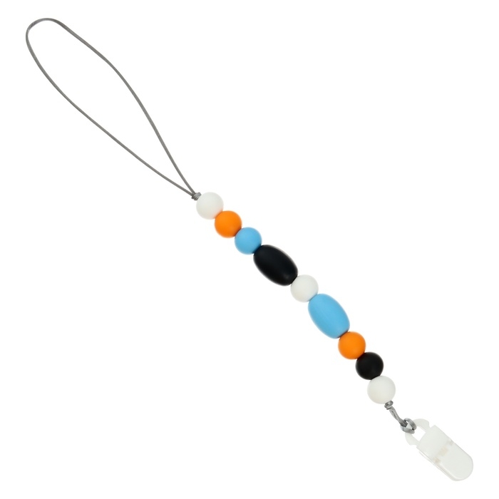 Прорезыватель силиконовый на держателе «Кит», Крошка Я