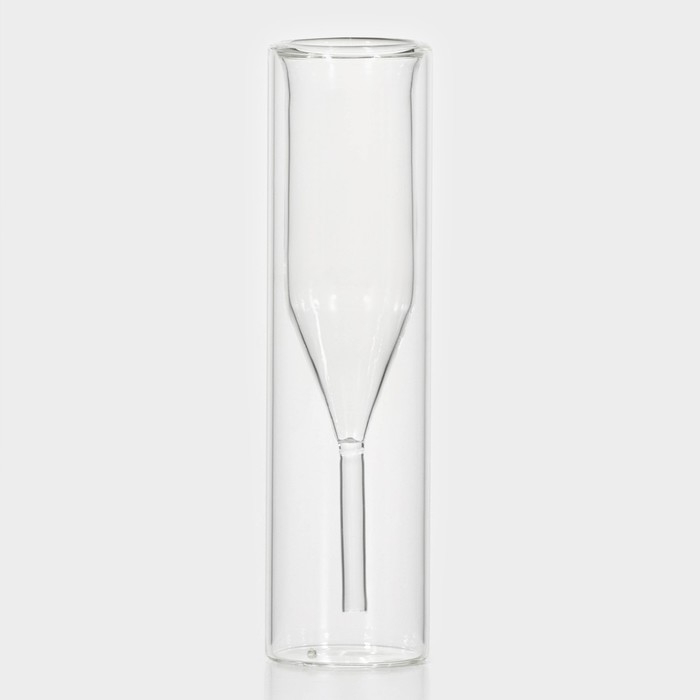 Бокал для шампанского стеклянный «Колба», 60 мл