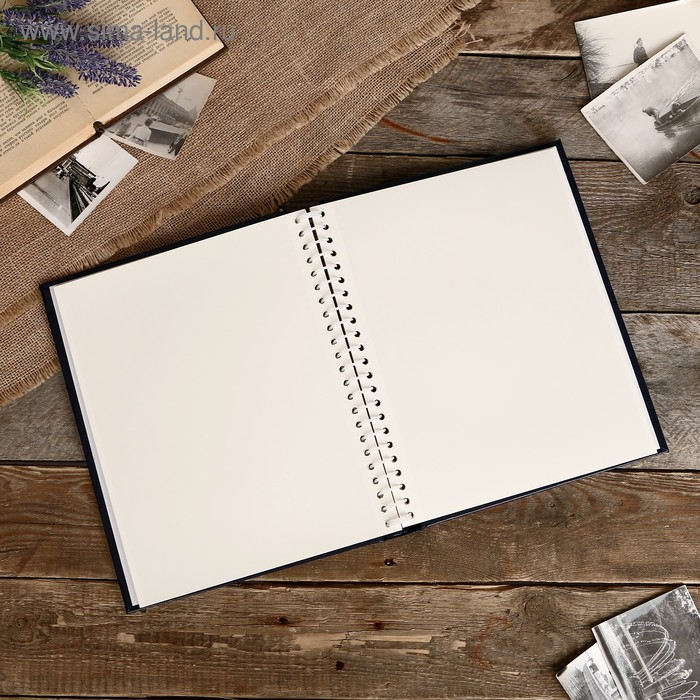 Фотоальбом Fotografia магнитный Фотоальбом Fotografia магнитный "Классика" 20 листов, 23х28 см синий