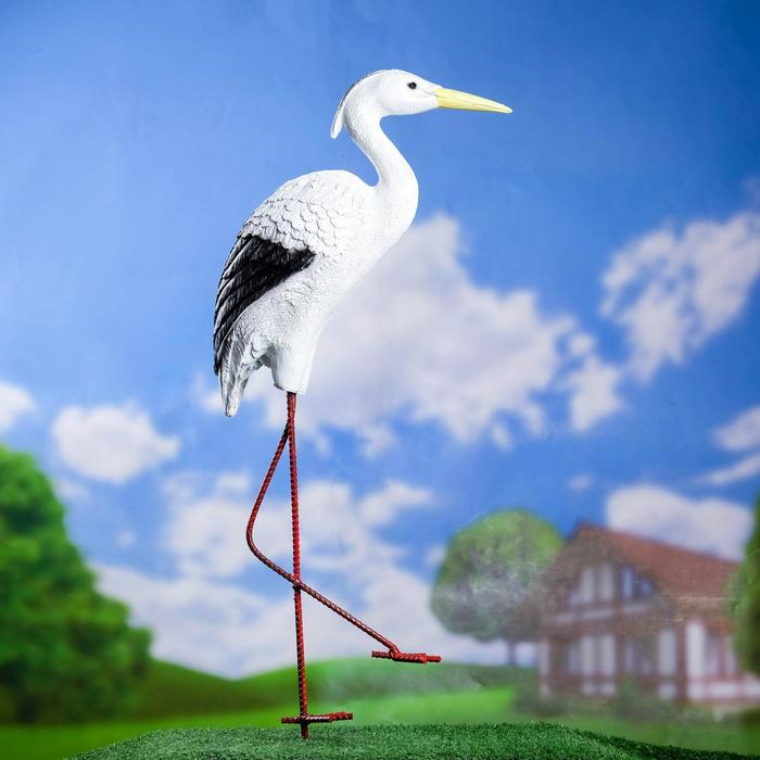 Садовая фигура Садовая фигура "Цапля" 13х12х41см