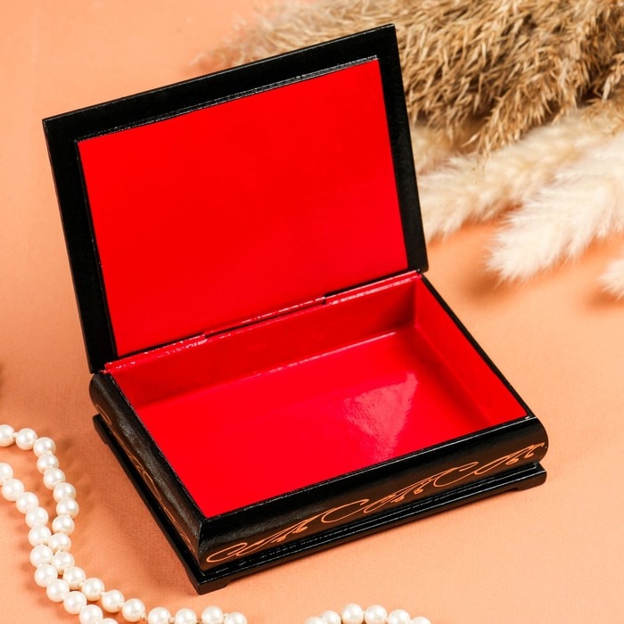 Шкатулка «Тройка в поле», 10×14 см, лаковая миниатюра Шкатулка «Тройка в поле», 10×14 см, лаковая миниатюра