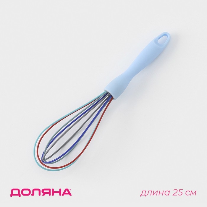 Венчик для взбивания Доляна «Профи», 25 см, цвет МИКС Венчик для взбивания Доляна «Профи», 25 см, цвет МИКС