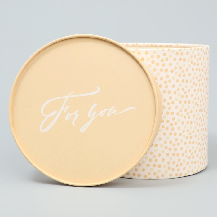 Набор шляпных коробок 2 в 1, упаковка подарочная, «Точки», 13 х 13 см, 16 х 16 см Набор шляпных коробок 2 в 1, упаковка подарочная, «Точки», 13 х 13 см, 16 х 16 см