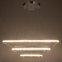 Люстра BayerLux 59913/3 LED 114Вт 4000К серебро 71х71х2-82 см Люстра BayerLux 59913/3 LED 114Вт 4000К серебро 71х71х2-82 см