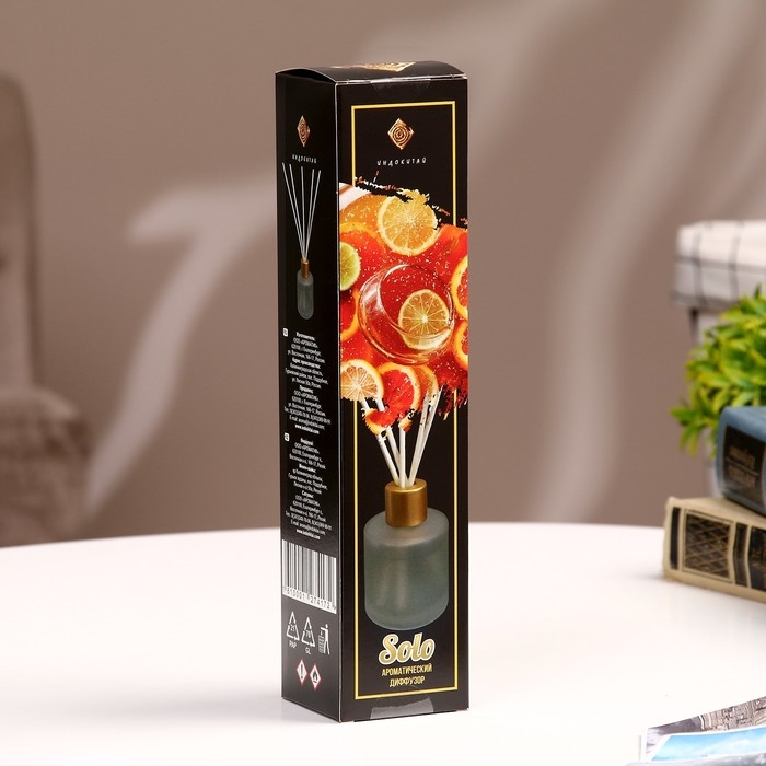 Диффузор ароматический Диффузор ароматический "Solo" 50 мл цитрусовый пунш