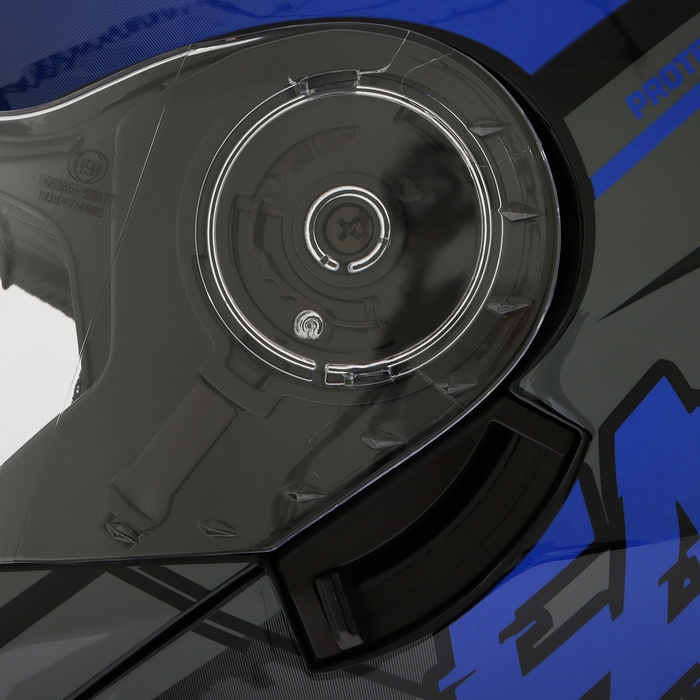 Шлем модуляр с двумя визорами, размер XL (60-61), модель - BLD-160E, черно-синий Шлем модуляр с двумя визорами, размер XL (60-61), модель - BLD-160E, черно-синий