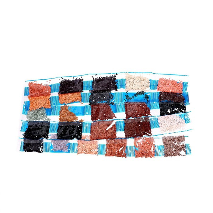 Алмазная мозаика с частичным заполнением на холсте «Девушка с тигром», 50 x 60 см Алмазная мозаика с частичным заполнением на холсте «Девушка с тигром», 50 x 60 см