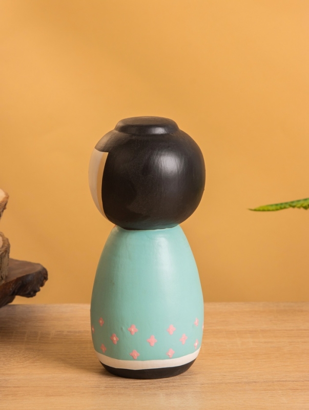 Деревянная кукла кокеши Деревянная кукла кокеши "Гейша" 7х7,5х15 см