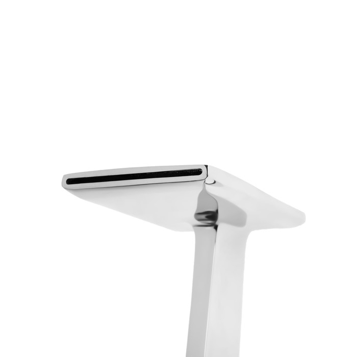 Смеситель для раковины ZEIN Z3813, дизайнерский, однорычажный, плоский излив, хром Смеситель для раковины ZEIN Z3813, дизайнерский, однорычажный, плоский излив, хром