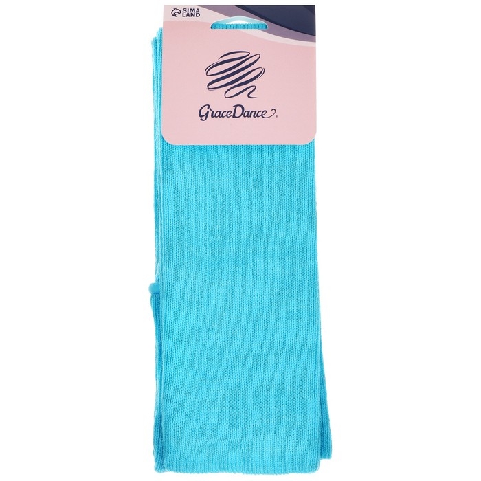 Гетры для гимнастики и танцев Grace Dance №5, длина 50 см, цвет бирюзовый Гетры для гимнастики и танцев Grace Dance №5, длина 50 см, цвет бирюзовый