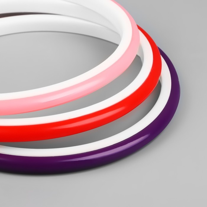 Пяльцы для вышивания с подвесом, пластиковая, d = 14,5/16,5 см, цвет МИКС Пяльцы для вышивания с подвесом, пластиковая, d = 14,5/16,5 см, цвет МИКС