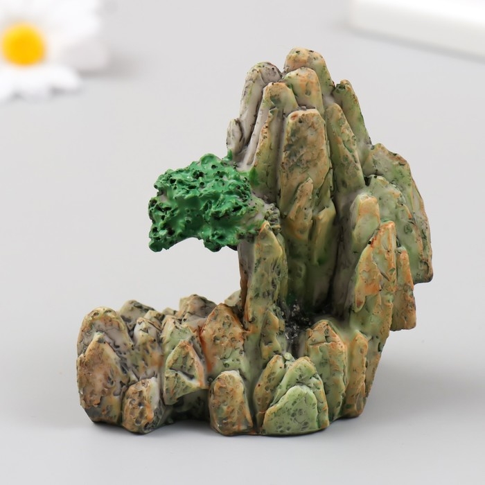 Фигурка для флорариума полистоун  Фигурка для флорариума полистоун "Горный утёс" 9х4,8х8,5 см