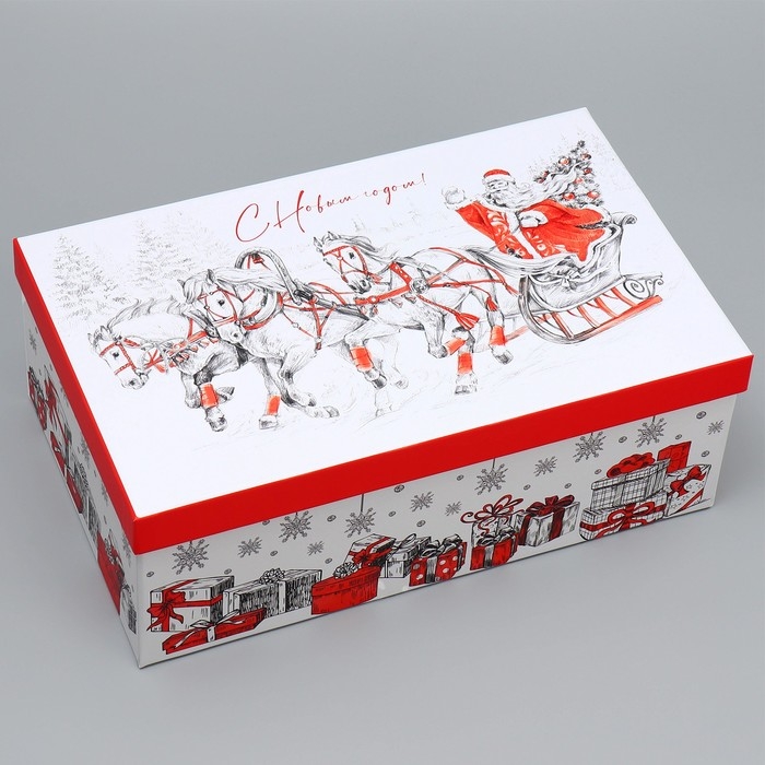 Набор новогодних подарочных коробок 15 в 1 «Счастья и любви», 12 х 6.5 х 4 см - 46.5 х 30 х 17.5 см, Новый год Набор новогодних подарочных коробок 15 в 1 «Счастья и любви», 12 х 6.5 х 4 см - 46.5 х 30 х 17.5 см, Новый год