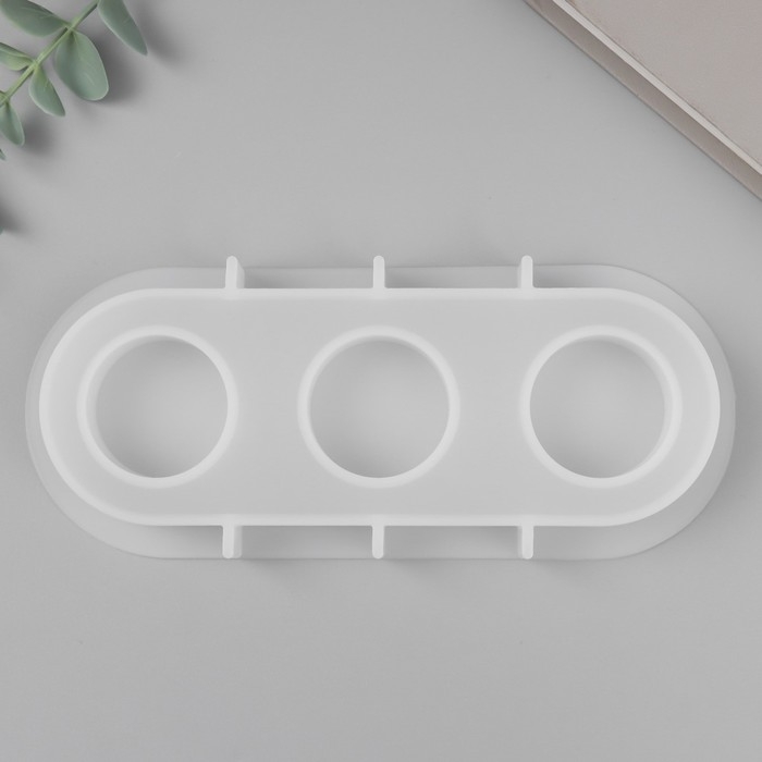 Молд силикон Молд силикон "Подсвечник. Лаконичность" 8х20х2,7 см