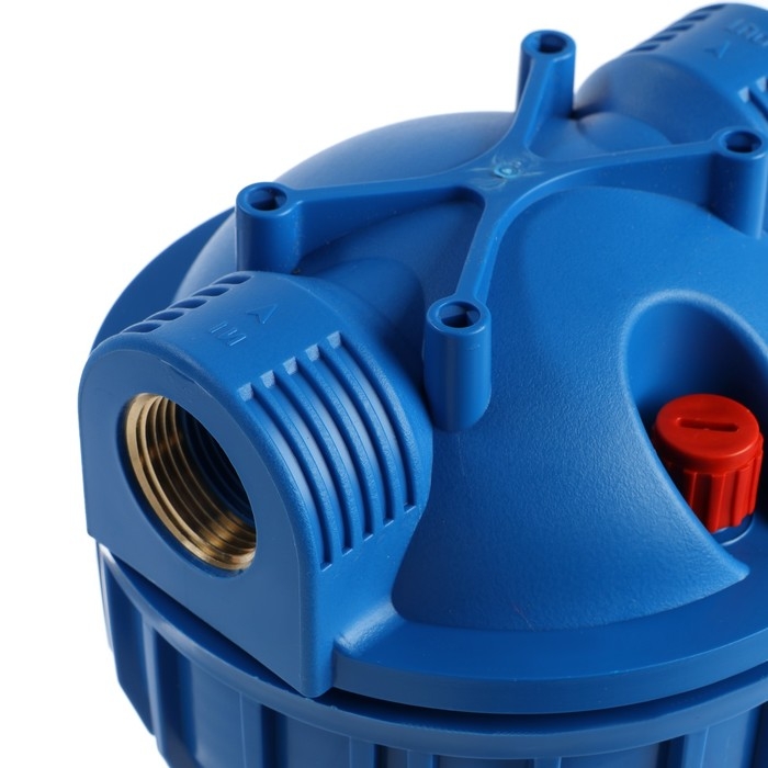 Корпус для фильтра ZEIN, 10SL, 3/4 Корпус для фильтра ZEIN, 10SL, 3/4", для холодной воды, ключ, крепление, прозрачный