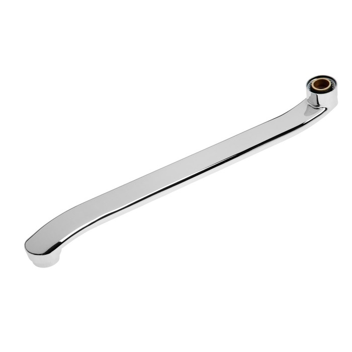 Излив для смесителя ZEIN, 3/4 Излив для смесителя ZEIN, 3/4", изогнутый, нержавеющая сталь, 35 см, аэратор пластик