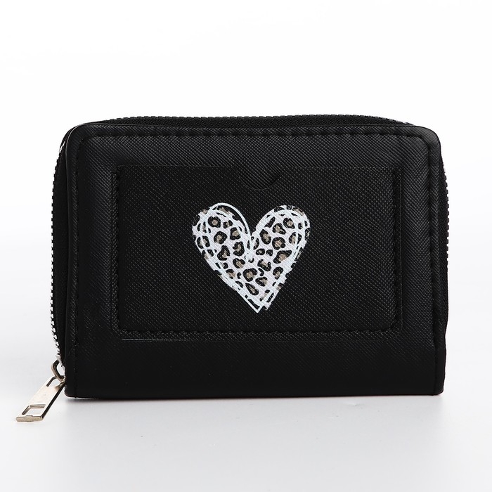 Картхолдер кошелёк &laquo;Сердечко&raquo; 12х 9,5х 2 см