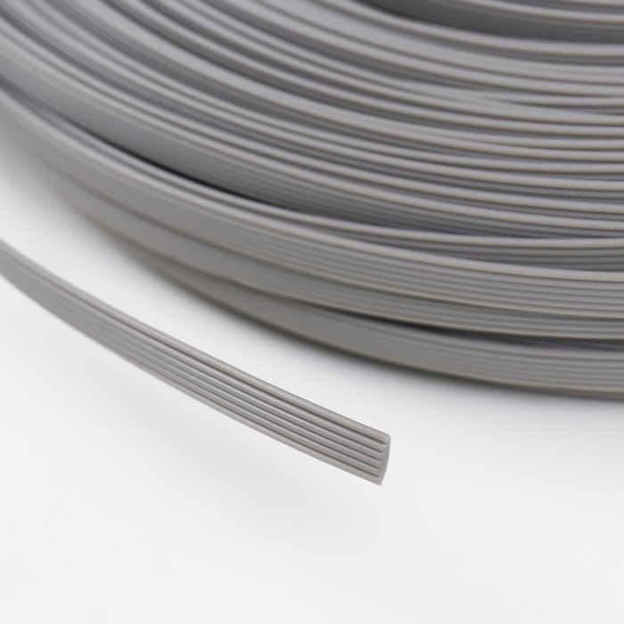 Ротанг искусственный 8 мм 100 м волна (серый) Ротанг искусственный 8 мм 100 м волна (серый)