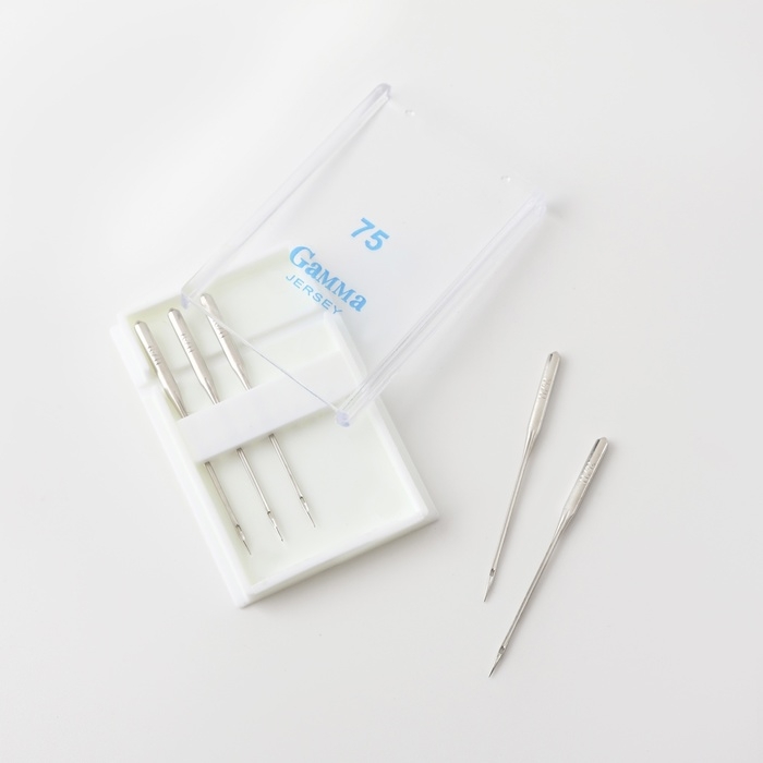 Иглы для бытовых швейных машин, для трикотажа, №75/11, 5 шт, NT Иглы для бытовых швейных машин, для трикотажа, №75/11, 5 шт, NT