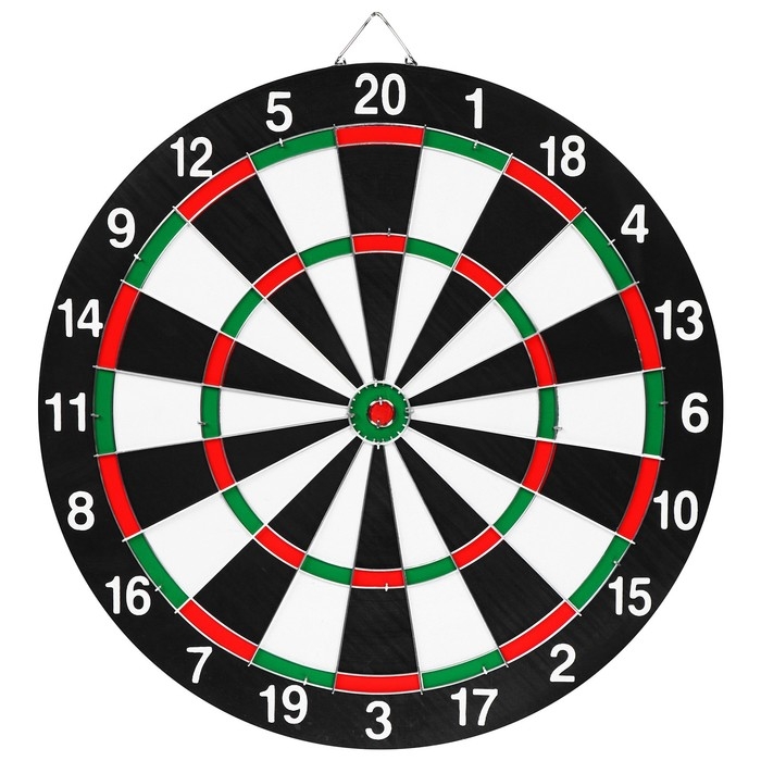 Дартс ONLYTOP, мишень диаметром 41 см, 6 дротиков Дартс ONLYTOP, мишень диаметром 41 см, 6 дротиков
