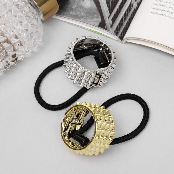 Резинка для волос Резинка для волос "Модная штучка" глянец рельеф, микс