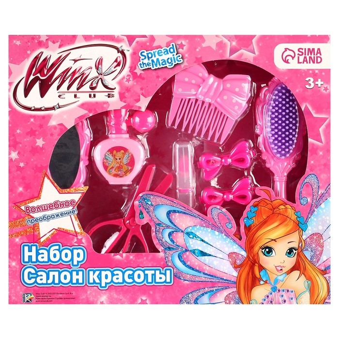 Игровой набор, 10 предметов«Салон красоты», WINX Игровой набор, 10 предметов«Салон красоты», WINX