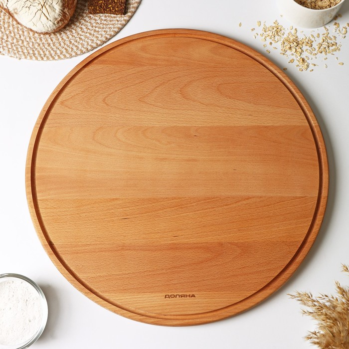 Доска для пиццы Премиум, d=50 см, мaссив бук Доска для пиццы Премиум, d=50 см, мaссив бук