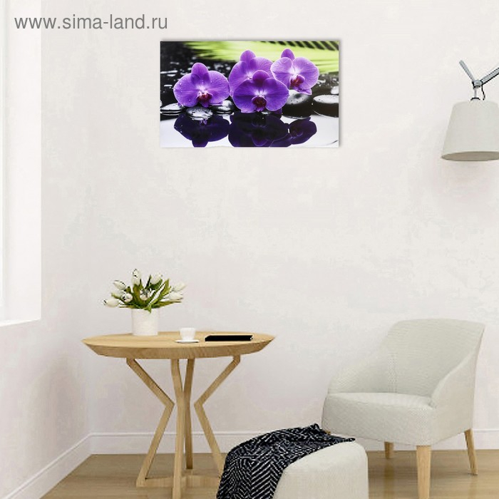 Картина-холст на подрамнике Картина-холст на подрамнике "Орхидеи" 60х100 см