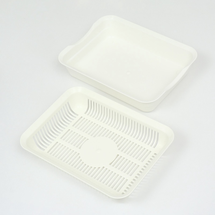 Туалет с сеткой, 35,5х26х7 см, белый