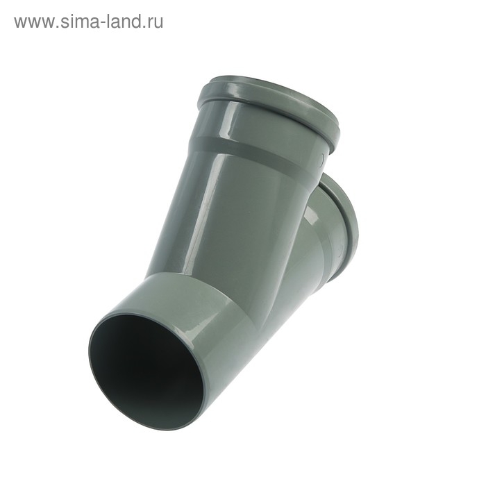 Тройник канализационный FLEXTRON, внутренний, d=110 х 110 мм, 45° Тройник канализационный FLEXTRON, внутренний, d=110 х 110 мм, 45°