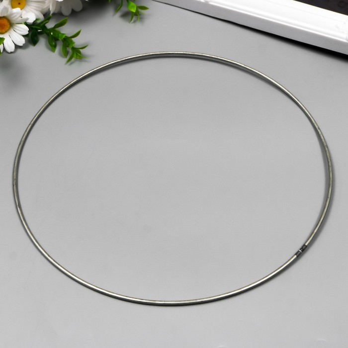 Кольцо металл для изготовления ловца снов d=25 см Кольцо металл для изготовления ловца снов d=25 см