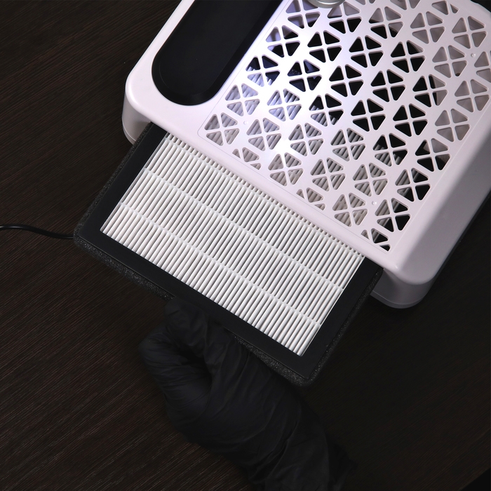 Аппарат для маникюра и педикюра Windigo LMH-04, 80 Вт, 35000 об/мин, лампа, ручка, белый