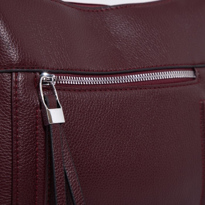 Сумка кросс-боди на молнии, цвет бордовый Сумка кросс-боди на молнии, цвет бордовый