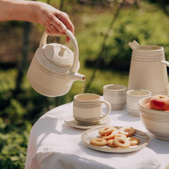 Чайник заварочный керамический SL Home «Райяс», 1 л, 18×13×20,5 см, цвет бежевый Чайник заварочный керамический SL Home «Райяс», 1 л, 18×13×20,5 см, цвет бежевый