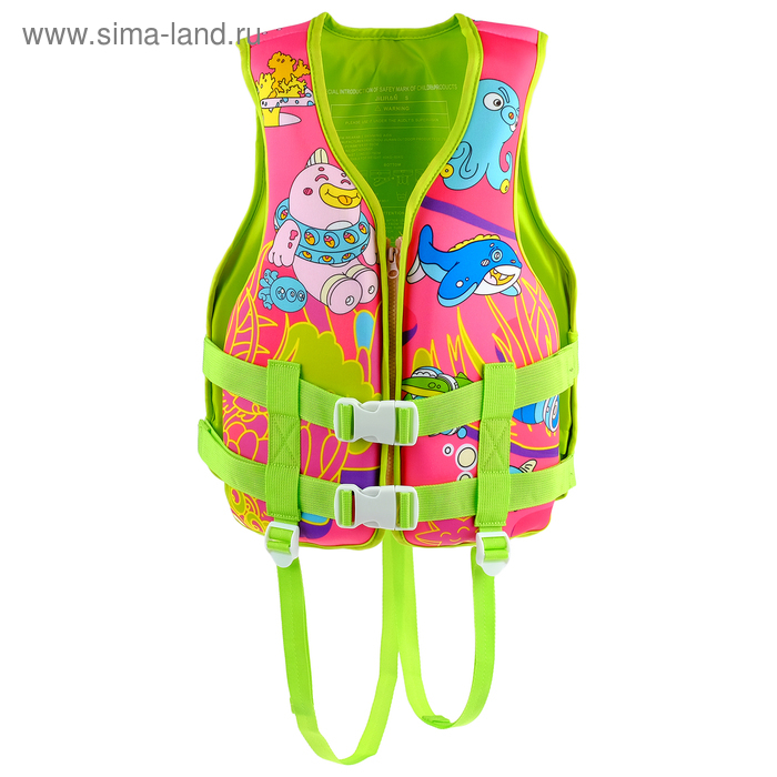 Жилет для плавания ONLYTOP, р. XS, от 6 - 12 лет, 25-40 кг Жилет для плавания ONLYTOP, р. XS, от 6 - 12 лет, 25-40 кг