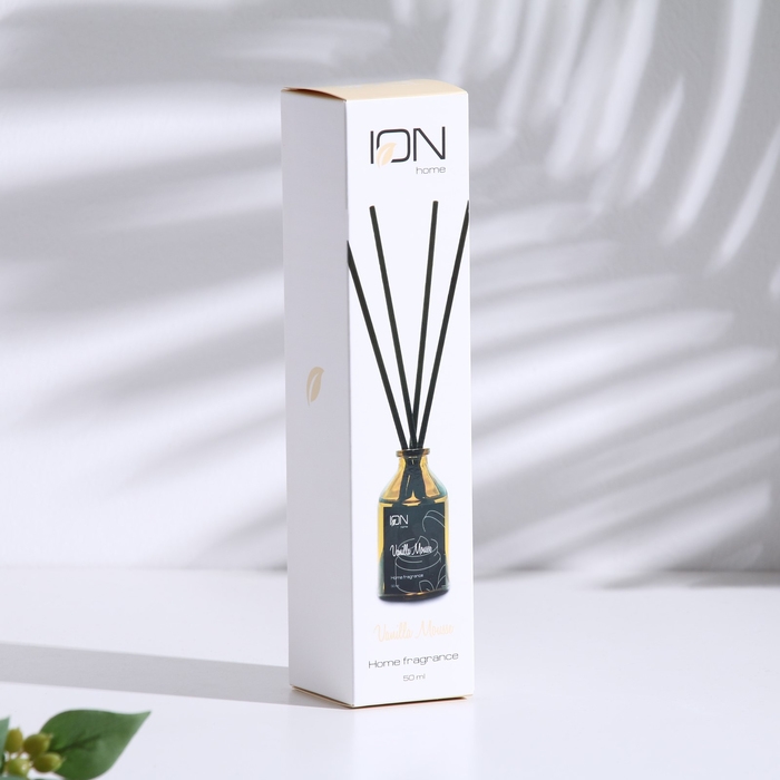 Диффузор ароматический Ванильный мусс (Vanilla Mousse) ION, 50 мл Диффузор ароматический Ванильный мусс (Vanilla Mousse) ION, 50 мл