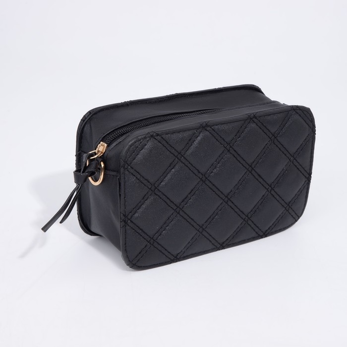 Сумка кросс-боди на молнии, цвет чёрный Сумка кросс-боди на молнии, цвет чёрный