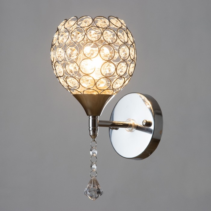 Бра "Ланси" Е27 40Вт хром 13х24 см