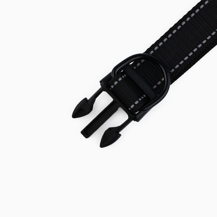 Ошейник из нейлона с фастексом 2 см, ОШ 27-40 см, черный Ошейник из нейлона с фастексом 2 см, ОШ 27-40 см, черный