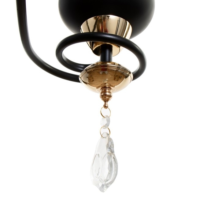 Люстра Люстра "Лира" 3хЕ27 40Вт черный 60х60х85 см BayerLux