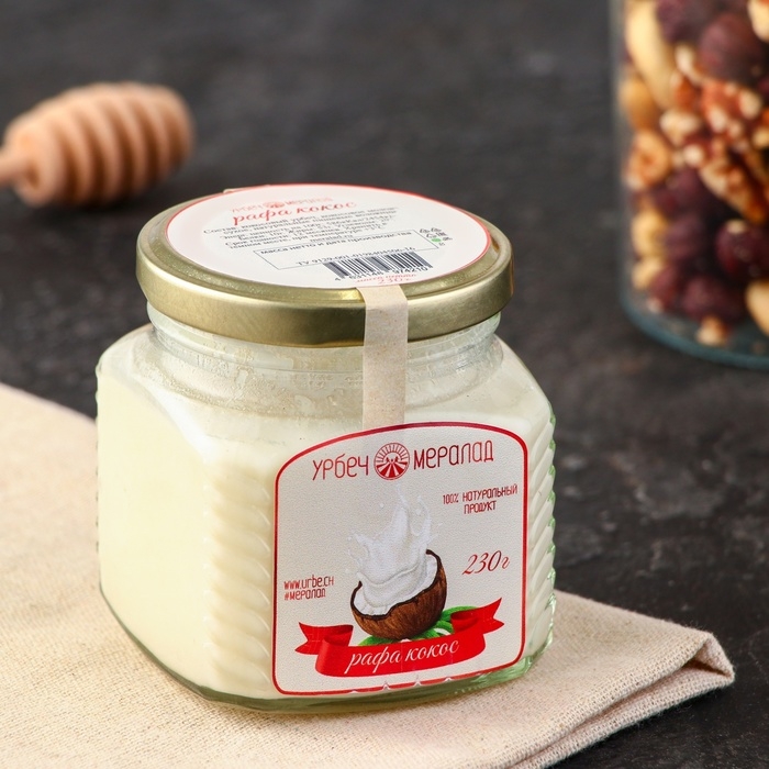 Урбеч рафа кокос, 230 г Урбеч рафа кокос, 230 г