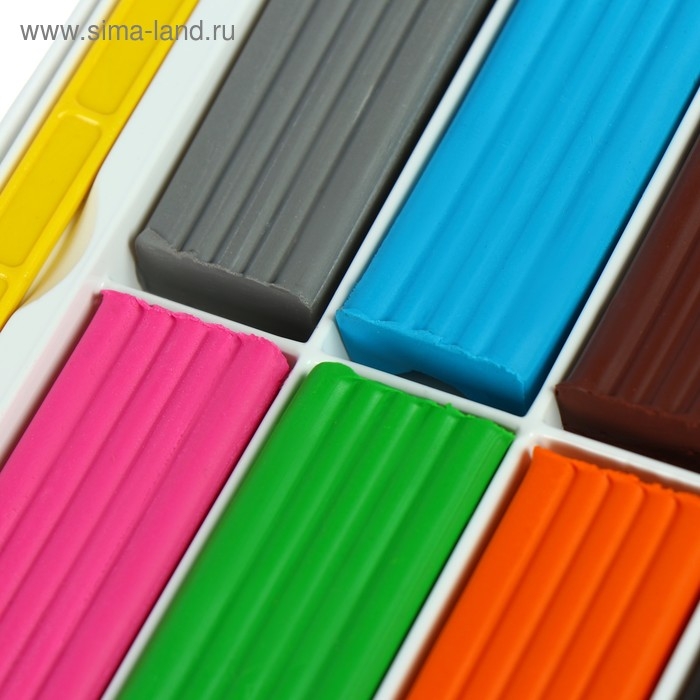 Пластилин GLOBUS  Пластилин GLOBUS "Классический", 12 цветов, 240 г, рекомендован педагогами