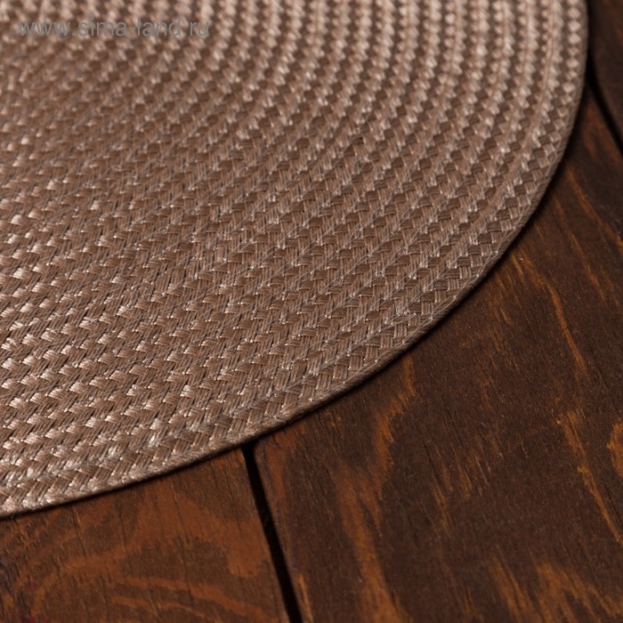 Салфетка сервировочная Доляна Салфетка сервировочная Доляна "Овал", цв.медный, 45*30 см