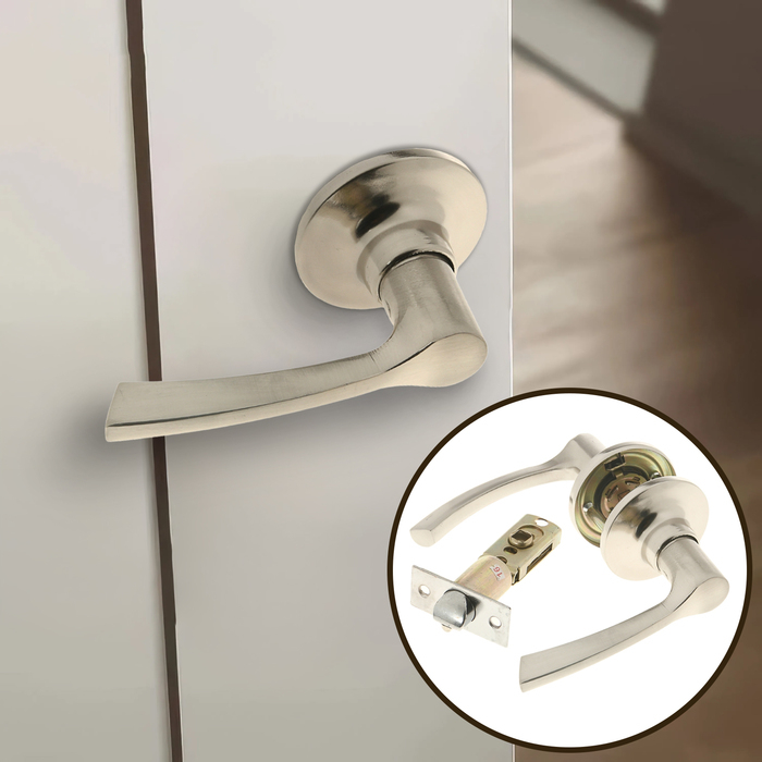 Защелка (мод.3186), межкомнатная, цвет мат. хром Защелка (мод.3186), межкомнатная, цвет мат. хром