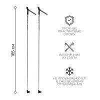 Палки лыжные алюминиевые Snowline, длина 165 см
