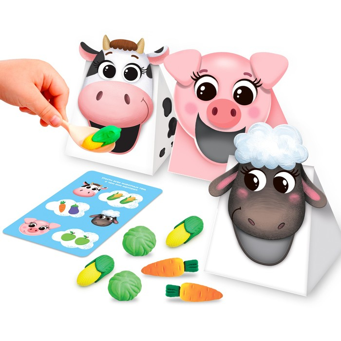 Набор-сортер «Накорми животное. Обед на ферме» Набор-сортер «Накорми животное. Обед на ферме»