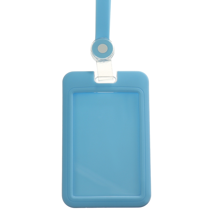 Бейдж вертикальный 54 х 85 мм, ErichKrause силиконовый корпус, силиконовая лента, микс Бейдж вертикальный 54 х 85 мм, ErichKrause силиконовый корпус, силиконовая лента, микс